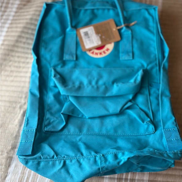 Fjallraven Kaken Mini Sling Crossbody Small pack Deep Turquoise Blue NWT - Picture 10 of 10